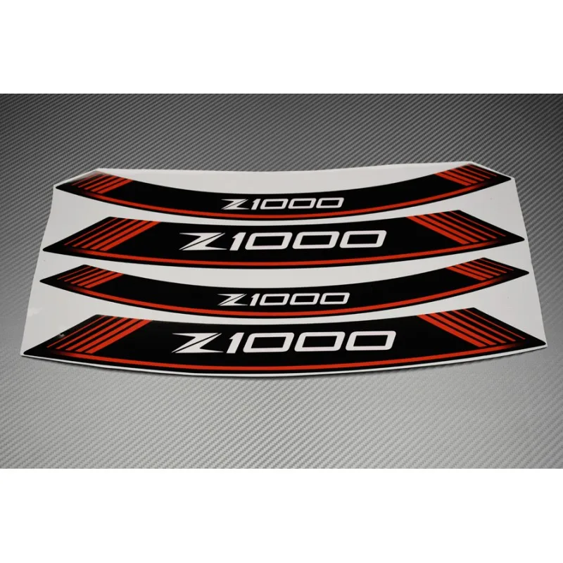 Мотоцикл 8 X колеса с Светоотражающие стали наклейки мотоциклетные для Kawasaki Z1000