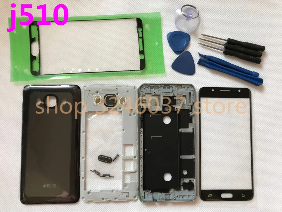 Полное покрытие корпуса средняя рамка + Крышка батарейного отсека стеклянная