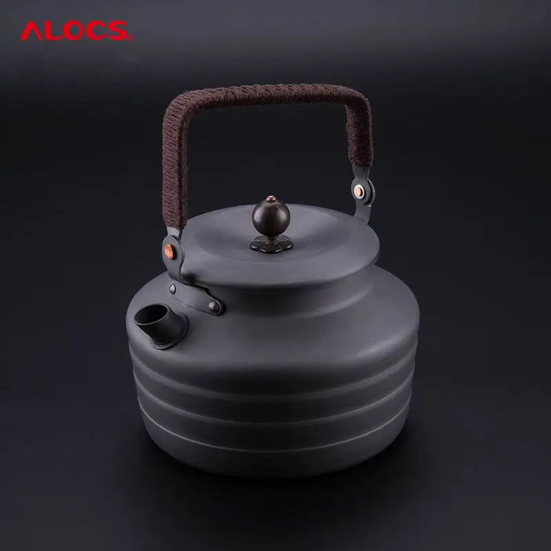 1300ml Alocs принадлежности для пикника на открытом воздухе, 1,3л, Древний китайский стиль, чайник для кипячения, кофейный чайник, кувшин для воды, фляга для кемпинга, бутылка для воды - Цвет: 1300ml