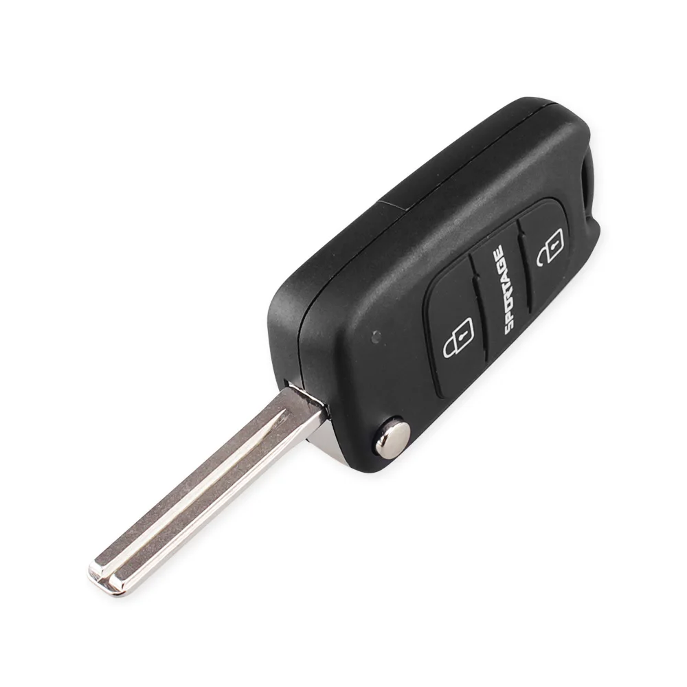 KEYYOU 3 кнопки для стайлинга автомобиля откидной складной чехол пульта