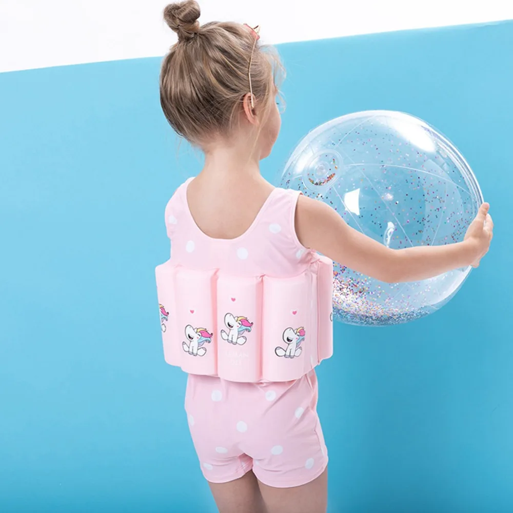 Girls Swimsuits Child Swimming Trunks Shorts Children's Swimwear Kids Buoyancy Swimsuit Baby Boys Girls Swim Vest