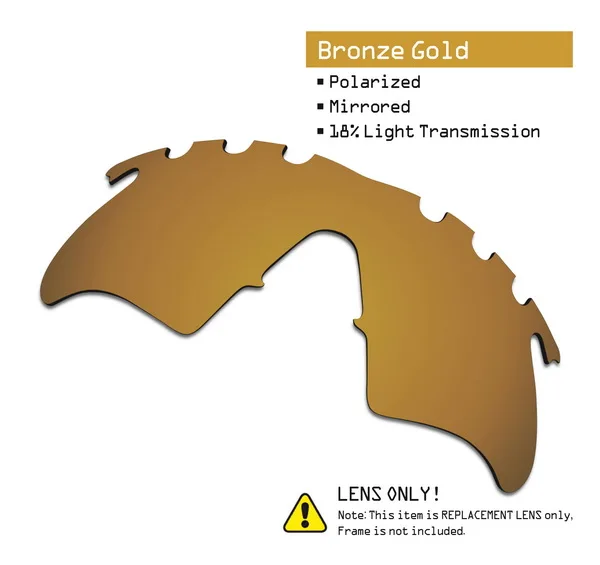 Bronze Gold SmartVLT поляризованные Сменные линзы для солнцезащитных очков с вентиляционным нагревателем - Цвет линз: Bronze Gold