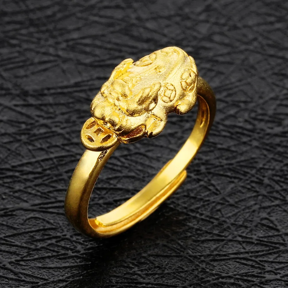 European and American fashionable atmosphere with golden ring gold GJ079 | Украшения и аксессуары