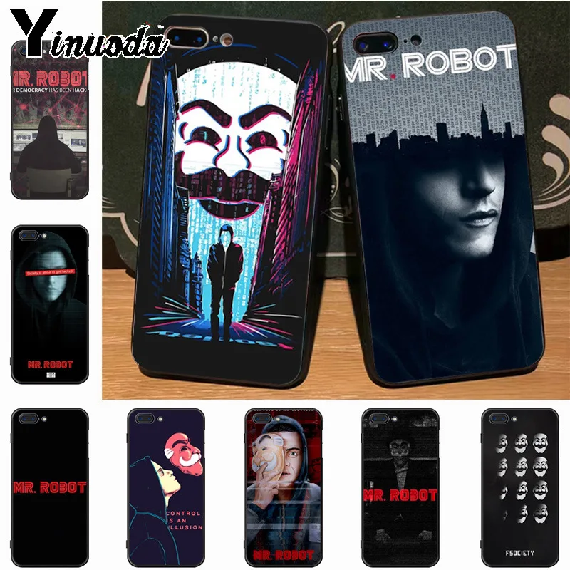 Чехол для телефона Yinuoda USA TV Mr Robot xiaomi mi 8 9 9t 10pro A1 A2 redmi 7 8a 9a note5 note7 note8pro 8t note9s