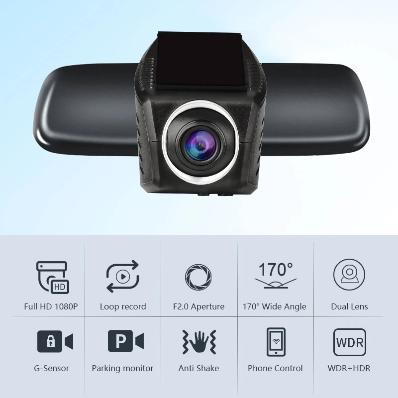 Автомобильный видеорегистратор Мини Wifi автомобильная камера Full HD 1080 P