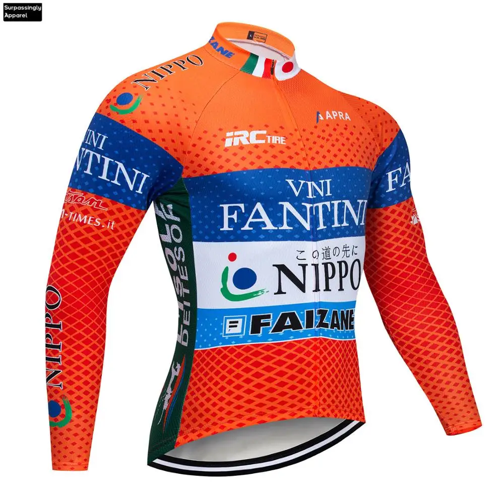 Мужская спортивная одежда для велоспорта Pro Team VINI оранжевая дышащая