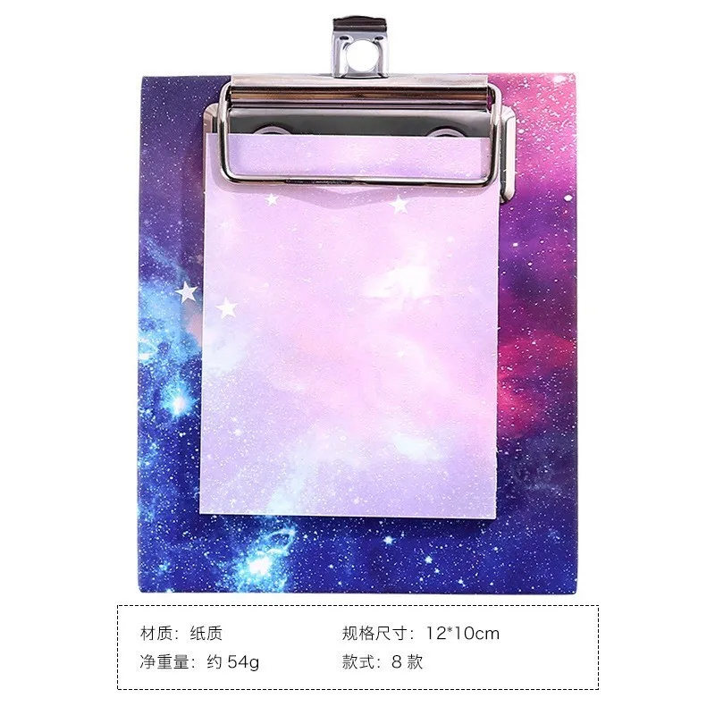 Kawaii Starry Sky memo pad стильная липкая закладка для заметок школьный