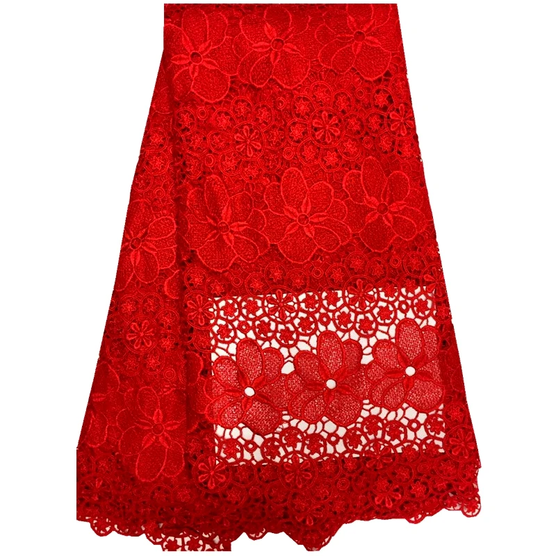 

(5yards/lot) Wholesale purper color pattern design water soluble lace for sewing,latest high quality African guipure lace fabric