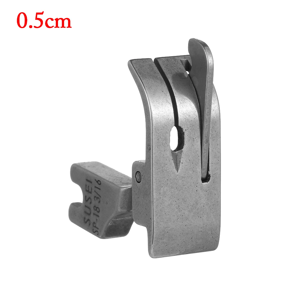 0.5cm 1 шт. металлическая прижимная лапка SP-18 промышленные для швейной машины плоская автомобиль движется с одноразовым с мультиигловой системой 1/4 1/8 3/8 1/16 3/16 5/16 1/32 - Цвет: 0.5cm