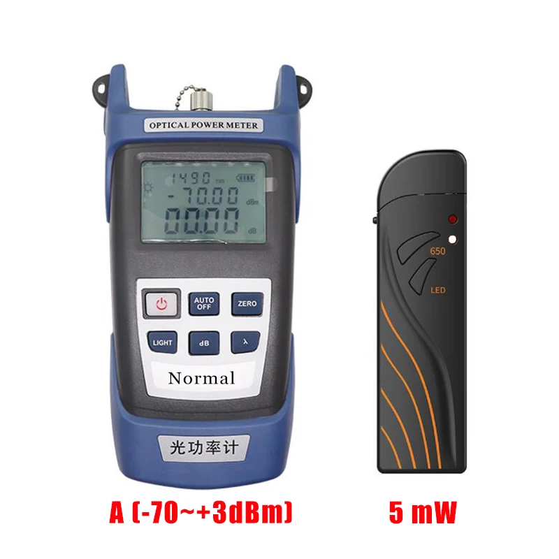 

2-In-1 Fiber Optic Tool Optical Power Meter Fibra OPM , 5mw VFL 5km Visual Fault Locator Fiber optic test pen fibre optica ftth