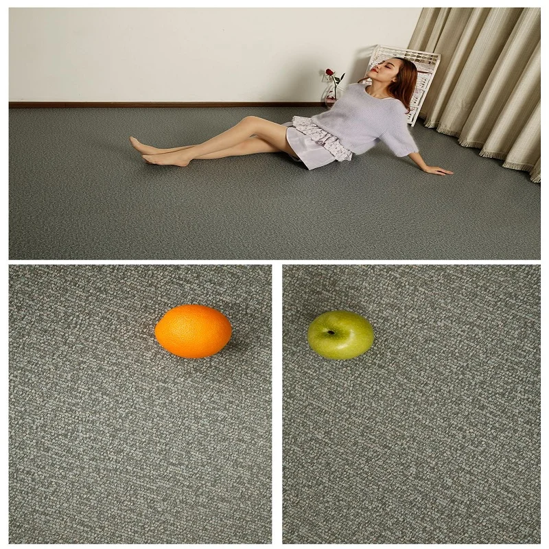 

Simulation carpet patter floor bedroom living room background environmental protection waterproof PVC Floor sticker