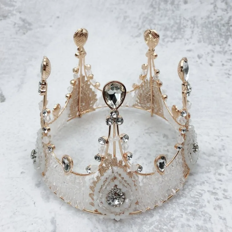 Новинка 2019 украшения для торта ретро Хрустальная корона в форме принцессы