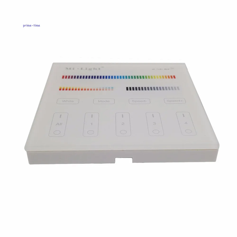 Ми. свет T4 4-зоны RGB+ CCT Smart Touch Панель пульт дистанционного управления настенное крепление AC110V или AC220V Вход 2.4 г Беспроводной как fut092