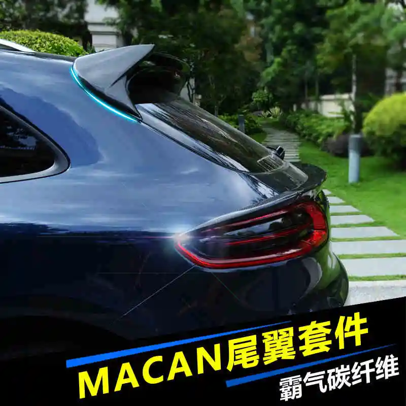 

Fit for Porsche 15-17 macan carbon fiber rear spoiler rear wing