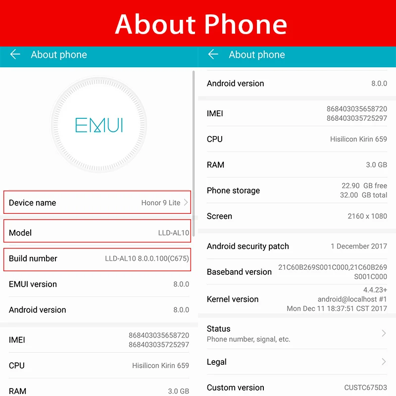 Huawei Honor 9 Lite 4 Гб 32 5 65 ''Octa Core Kirin 659 Android 8 0 двойной задняя фронтальная камера 3000