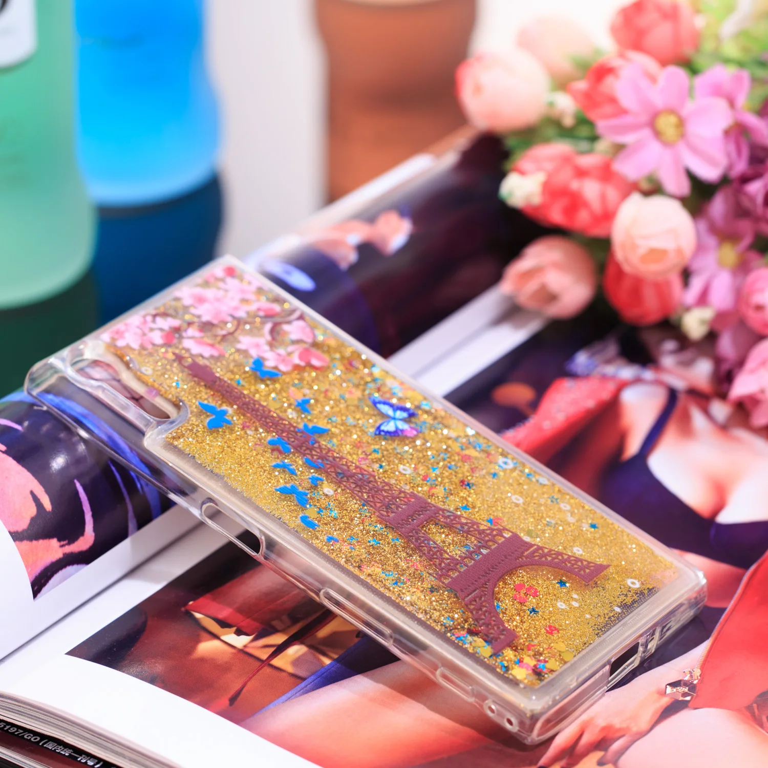 Силиконовый чехол для Sony Xperia XZS G8232 G8231 чехол-накладка XZ F8332 F8331 XZs блестящие жидкие