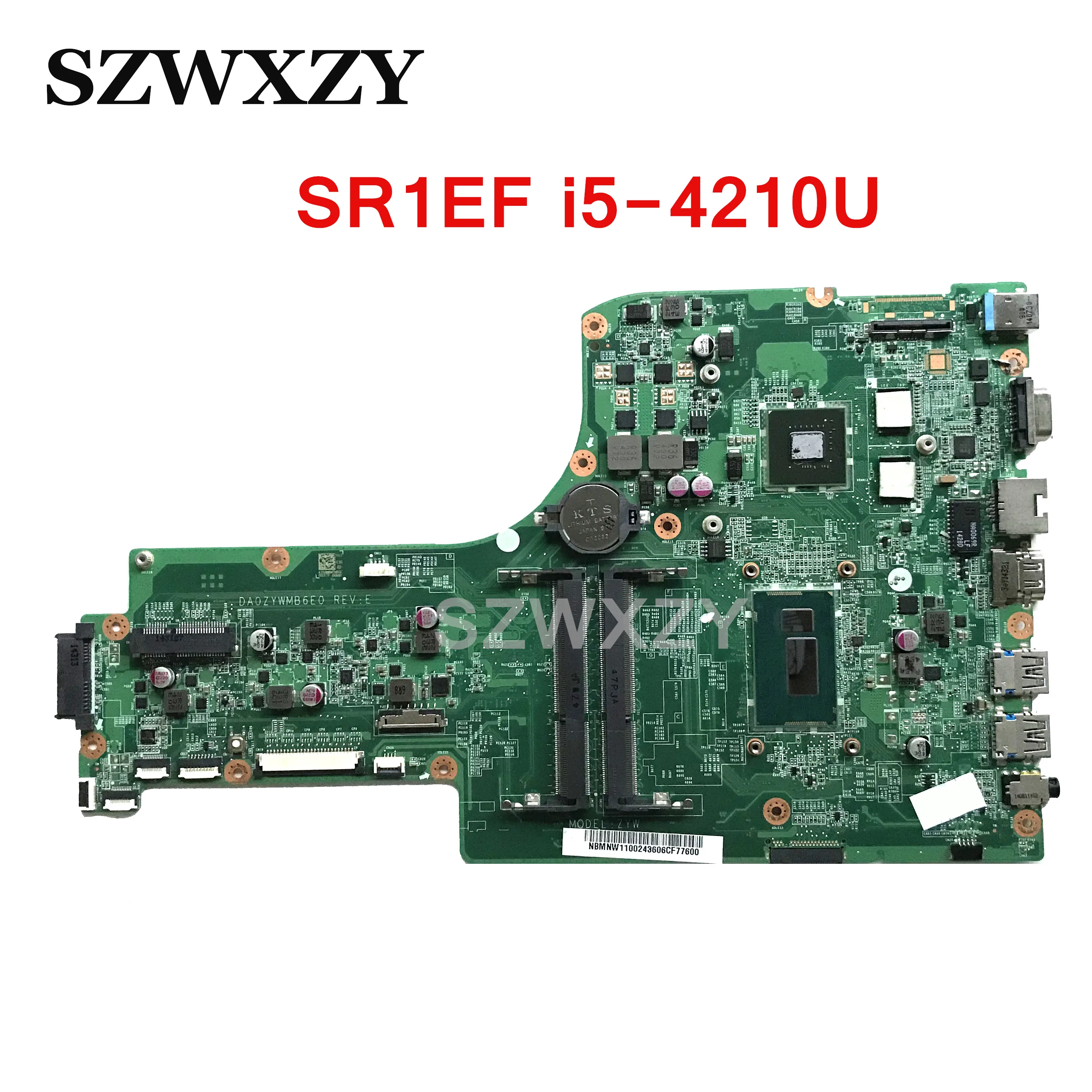 Материнская плата SR1EF i5 4210U для Acer aspire E5 771G|Материнские платы ноутбуков| |