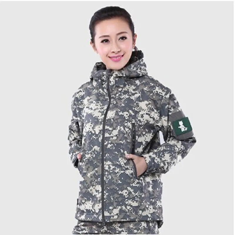 Уличная Женская армейская Военная Тактическая прячущаяся мягкая оболочка акулы