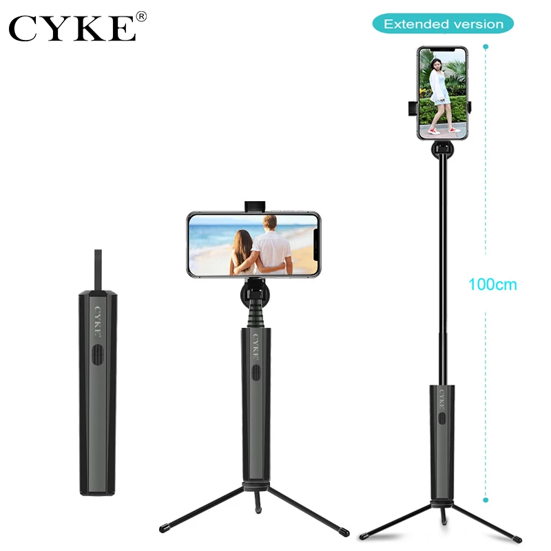 Палка для селфи CYKE Bluetooth ручной портативный тренога смартфонов 90 градусов