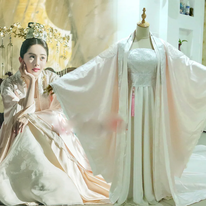 3 вида конструкций YangMi принц принцесса мужской женский костюм Hanfu