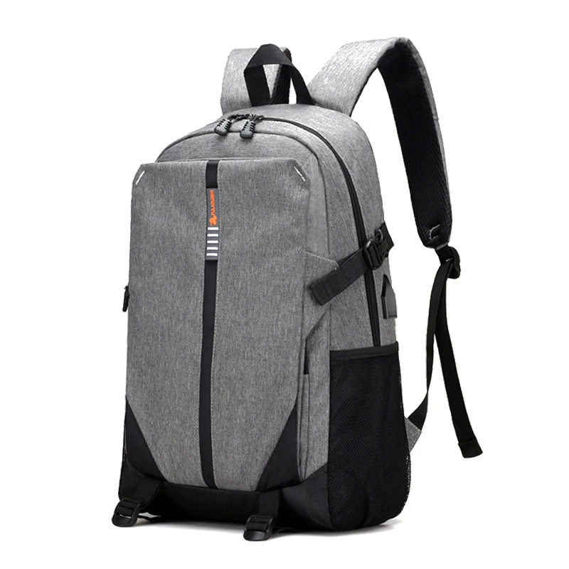 AIHYZ Nylon Mochila Feminina Fashion Youth Travel Backpack Grey USB Charging Men Laptop 15.6 In Computer Women |