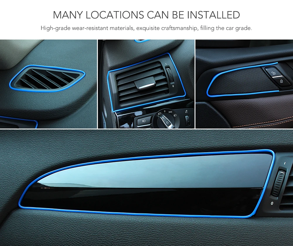 Стайлинг автомобиля Наклейка на приборную панель обрезные полоски для mazda 3 seat ibiza