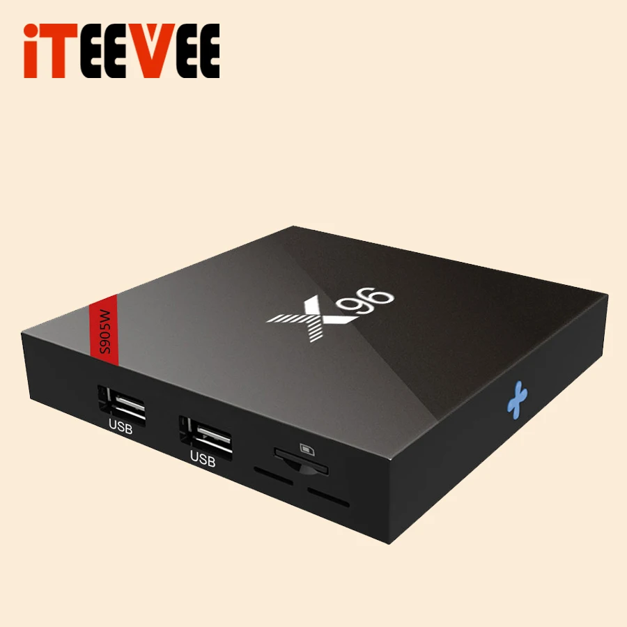 Смарт ТВ приставка X96W Android 7 1 Amlogic S905W Четырехъядерный 4K HD WiFi 2 4 ГГц TV x96 mini blueth 0 50
