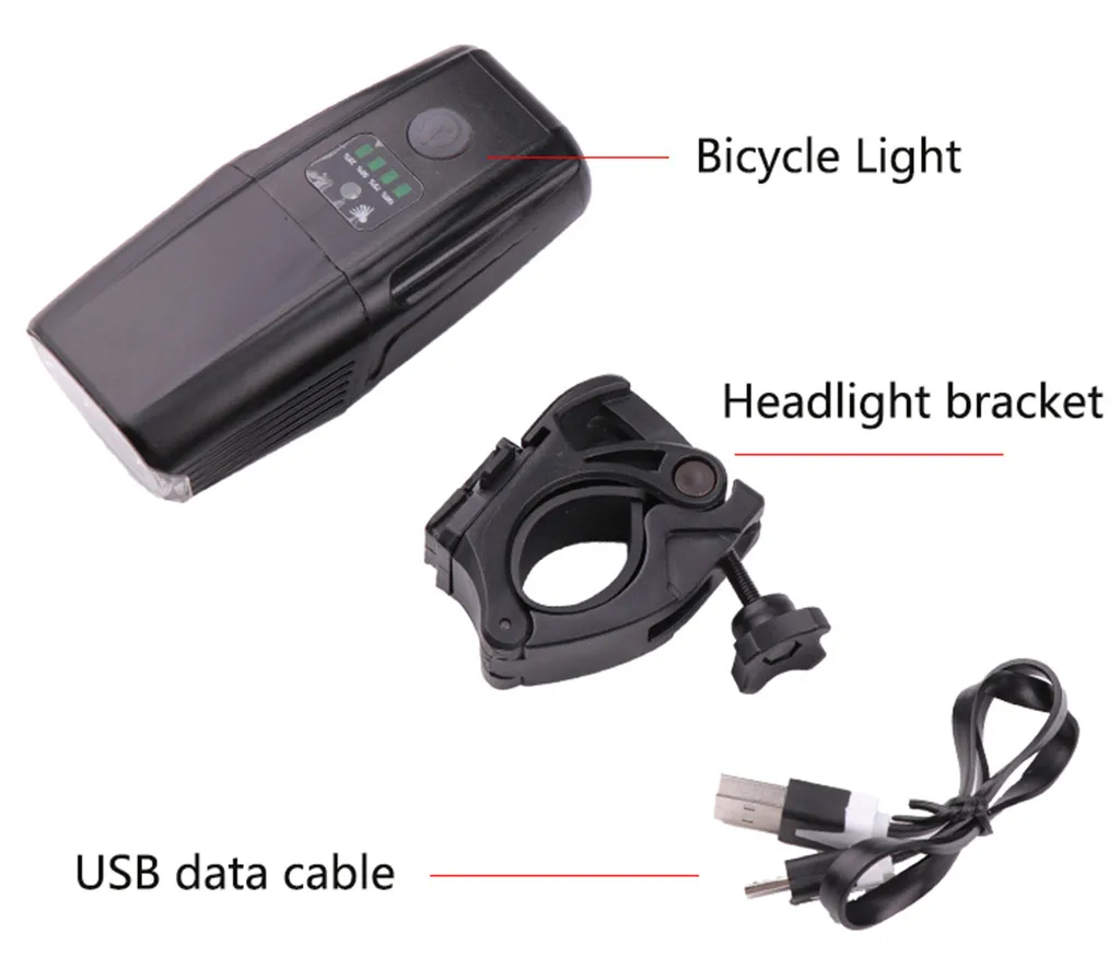 USB Перезаряжаемый 2x XML2 светодиодный передний фонарь для велосипеда задний
