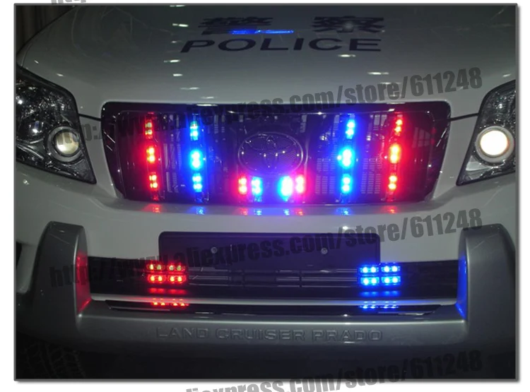 Оригинальный мощный супер яркий Автомобильный Стробоскоп 32 Вт с проводным