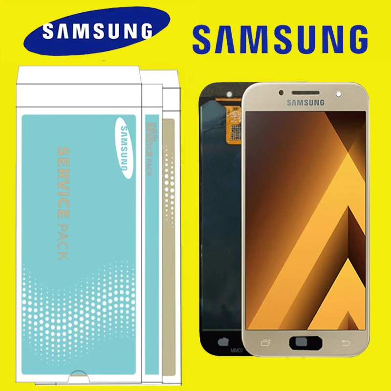 Оригинальный 4 7 ''ЖК дисплей Замена для SAMSUNG Galaxy A3 2017 A320 A320F сенсорный экран
