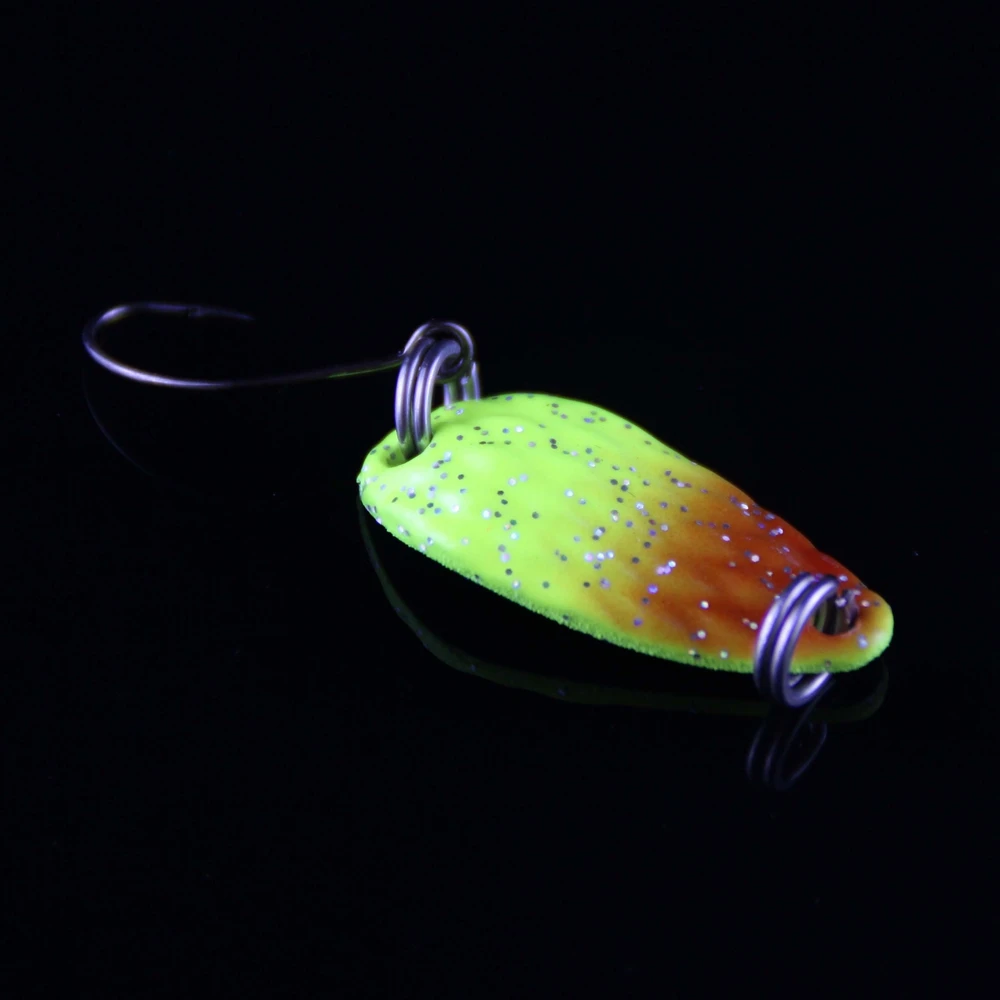 Рыболовная приманка ложка Spinpoler 8 шт./лот жесткая с крючком 3 см 5 г металлическая