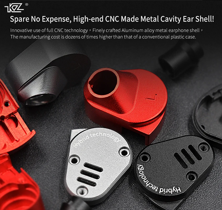 KZ ZSA HIFI якорь + Динамический Гибридный привод с проводным управлением