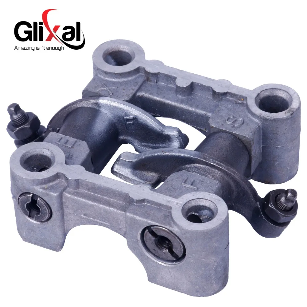 Glixal GY6 49cc 50cc Скутер мопед ATV Cam вал держатель кронштейн коромысла в сборе для 139QMB 139QMA двигателя(64 мм и 69 мм клапан