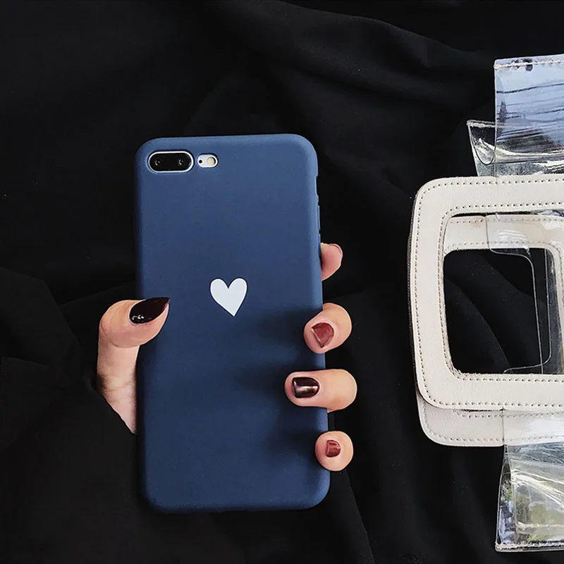 2449 Lovebay Мягкий силиконовый чехол для телефона для пары Apple Iphone 11 Pro Max 8 7 6 6S Plus 5 5S SE XS Max XR X Love Heart TPU задняя крышка - Цвет: 2449