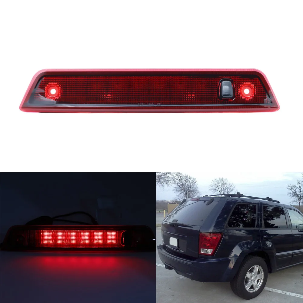 Задняя часть автомобиля светильник LED High Mount 3rd задний стоп сигнал для Jeep Grand Cherokee