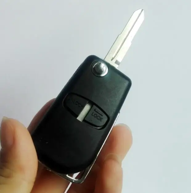 Модифицированный чехол для дистанционного ключа с 2 кнопками Mitsubishi Outlander Grandis Pajero