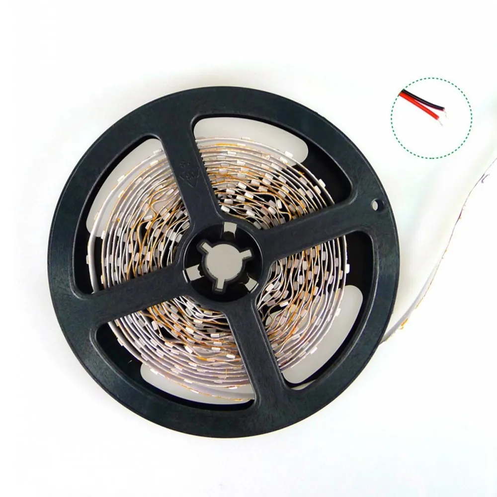 Теплый белый 5 м 300 светодиодный 3528 DC 12V водонепроницаемый/водонепроницаемый