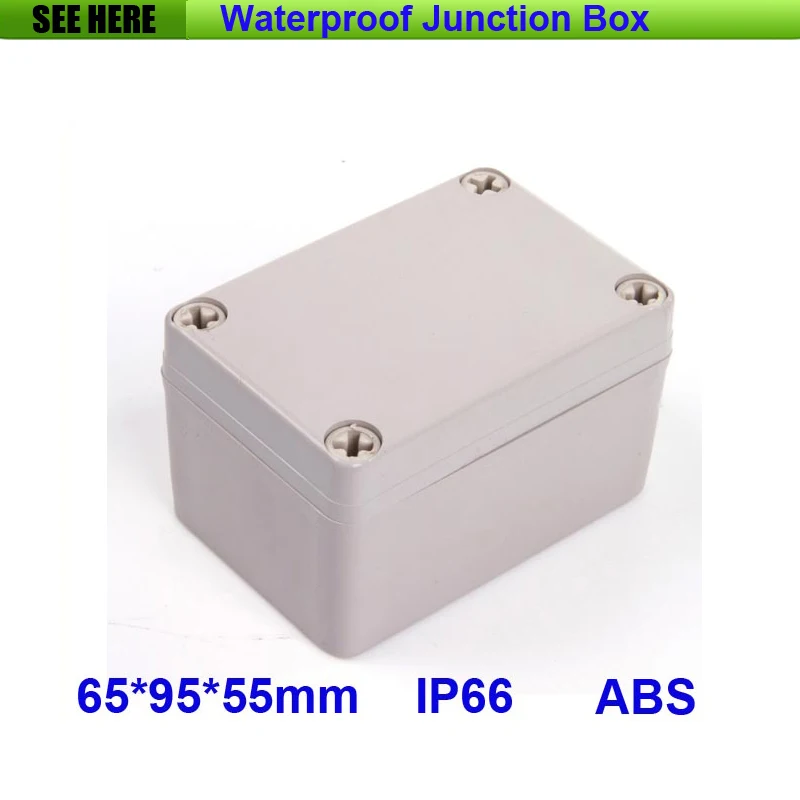 Бесплатная доставка 1 шт мини Тип IP66 ABS серый Водонепроницаемый Электронный