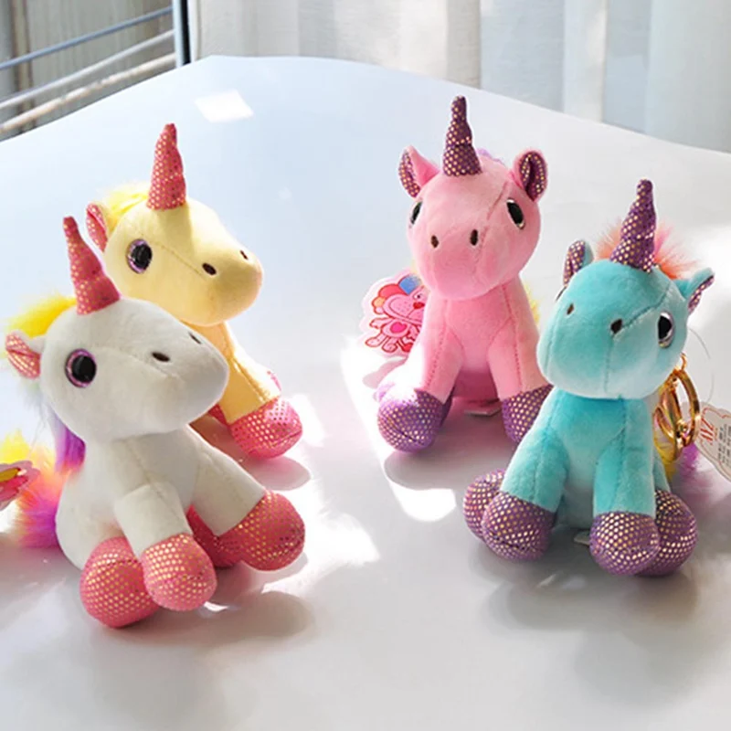 Супер мило Средний 9 см прибл. Игрушка плюшевая в виде единорога 4 цвета | Игрушки и