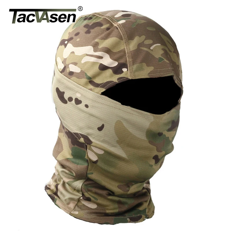 Тактическая камуфляжная Балаклава TACVASEN маска на все лицо для военных игр охоты