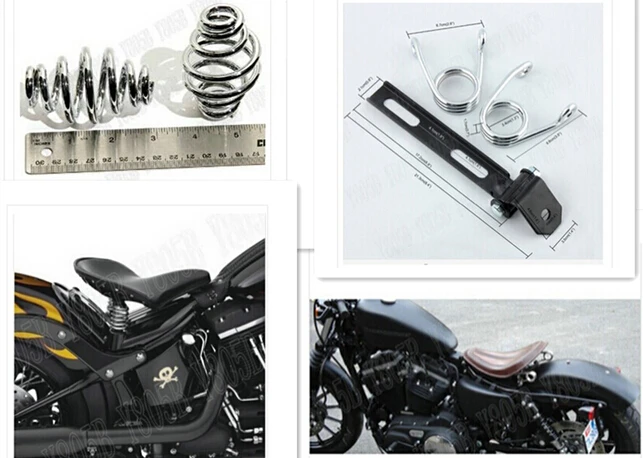 Кожаное сиденье с крокодиловыми полосками и монтажный комплект для Honda Shadow Spirit