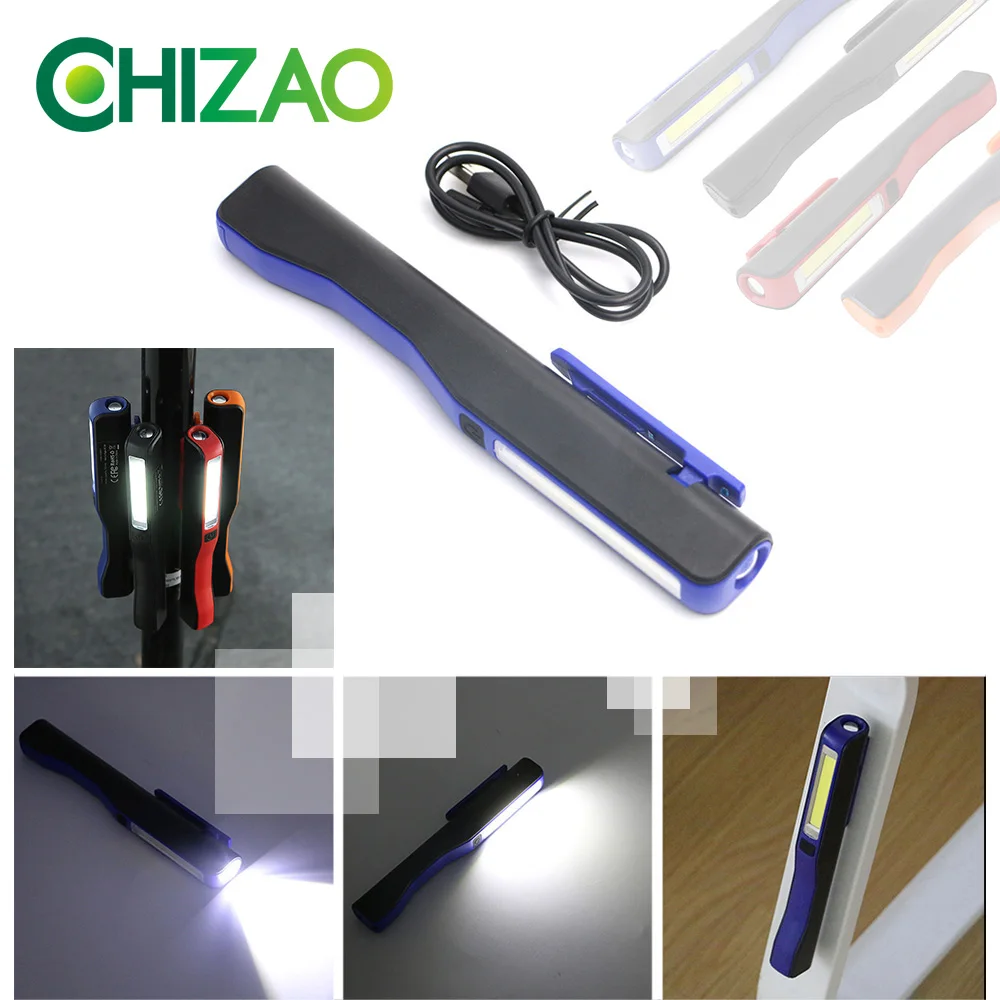 CHIZAO COB рабочий фонарик с магнитом наружный Многофункциональный портативный свет
