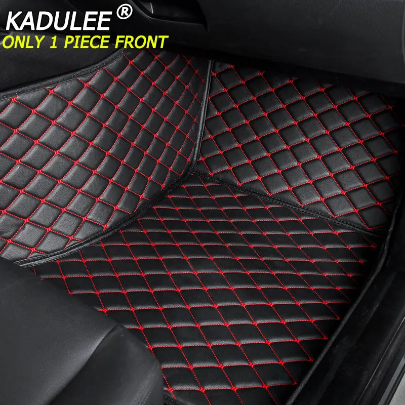 KADULEE автомобильный коврик для ног для honda accord crv CR-V jazz fit city civic CRZ ODYSSEY пользовательские коврики автомобильные аксессуары Стайлинг - Название цвета: only 1 piece front