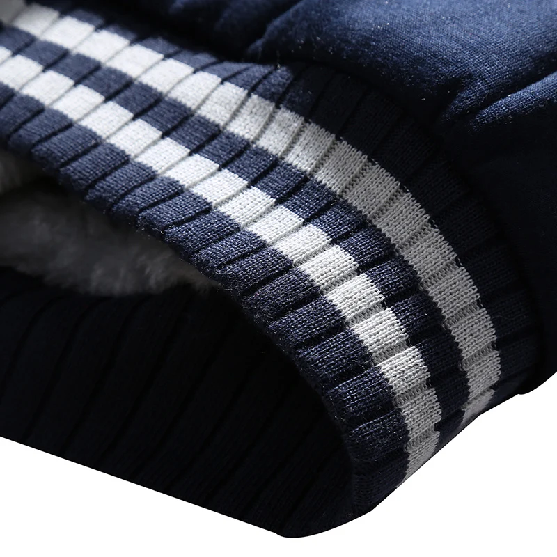 4XL зима толстая балахон и брюки мужчины мода толстовка кофты с полным рукавом