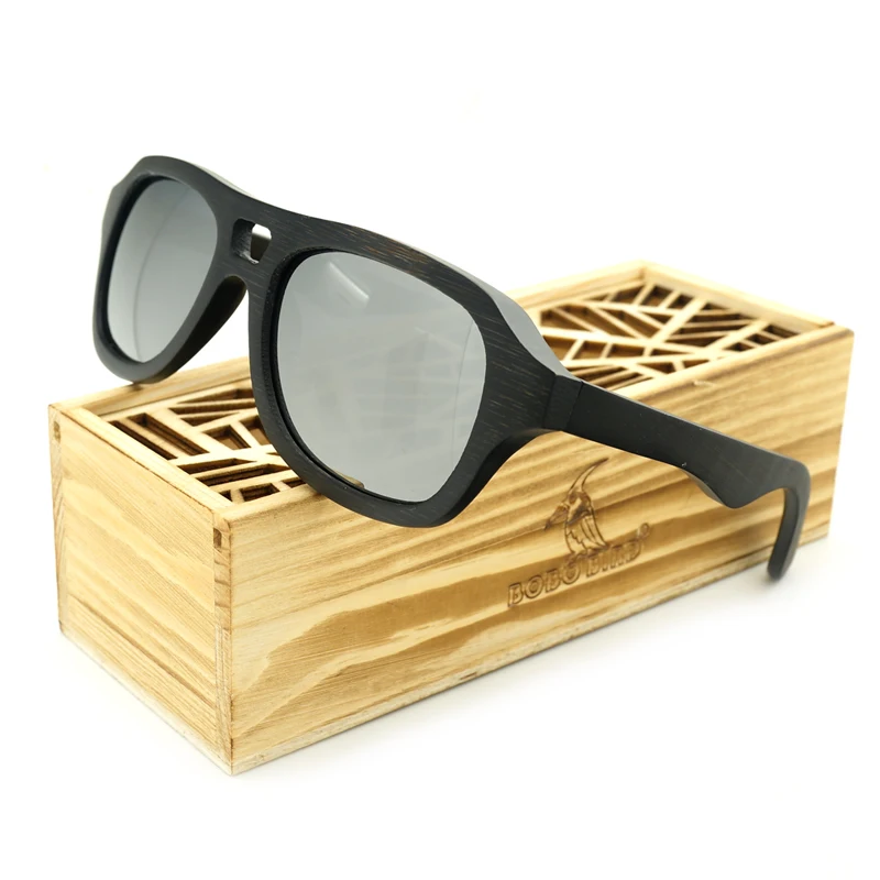 BOBO BIRD gafas de sol hombre поляризованные деревянные роскошные солнцезащитные очки Handmaden