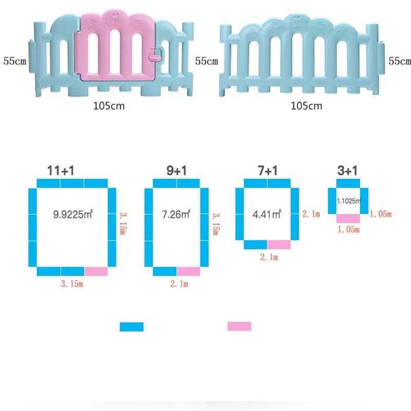 Окружающей среды и Безопасности Здоровья Милые Детские Манежи Ползать Малыш