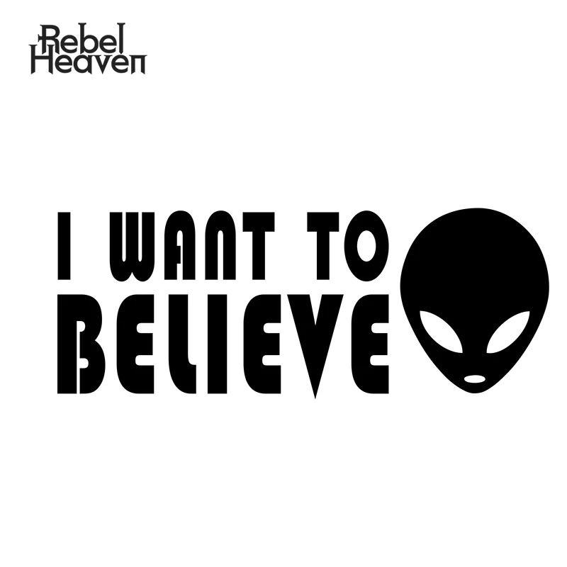 Rebel Heaven Funny Car Sticker JDM My Kids Have Paws I Love Pitbull Dog Want To Believe Alien Vinyl Decal Assessoires | Автомобили и