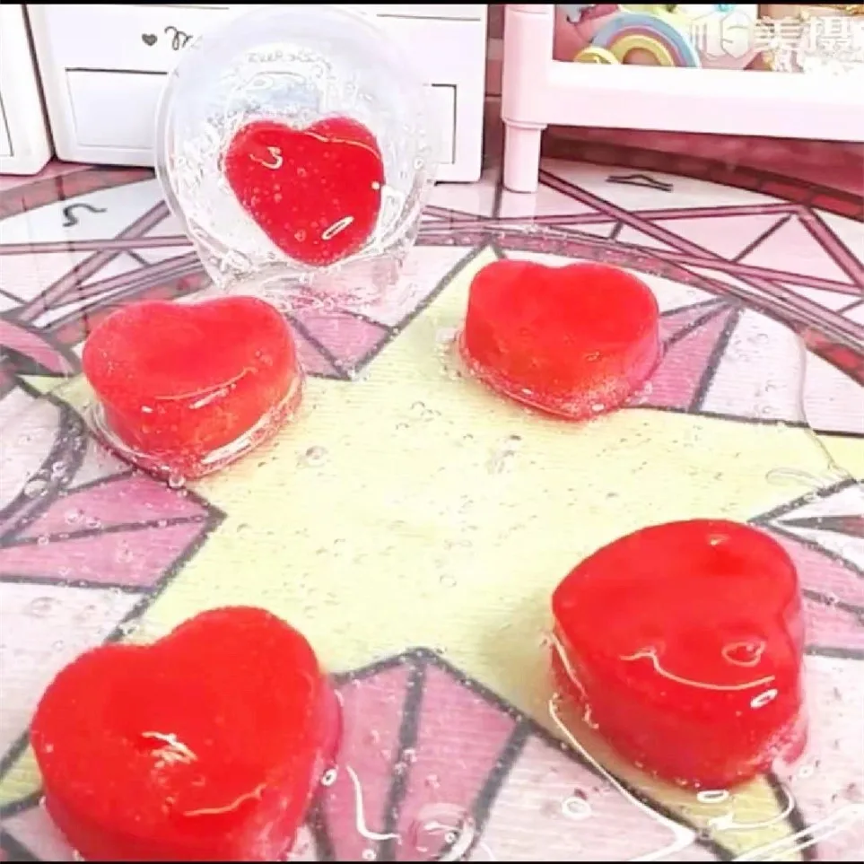 Слайм Felicoalice 6 шт. DIY аксессуары игрушка красная большая любовь в форме пены