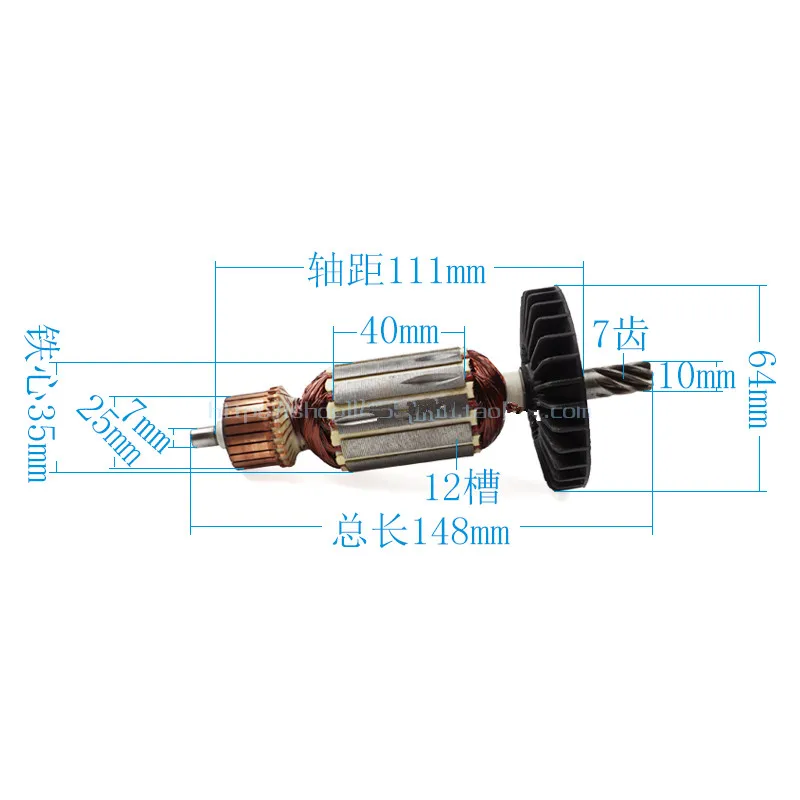 220 V/240 V арматура роторный якорь статор полевой двигатель Замена для Makita HR2800 HR2810 HR2811FT HR2811F электрический молоток