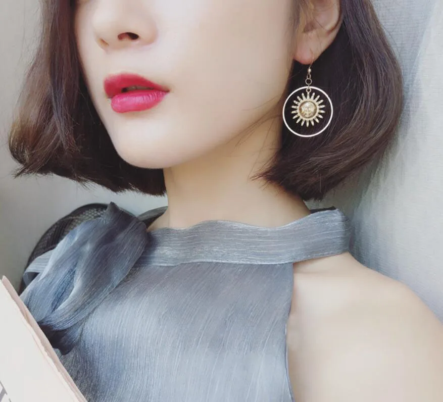 Уникальные серьги CSxjd ручной работы с забавными солнечными Богинями